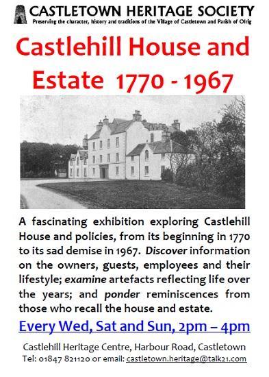 Photograph of Exhibition At Castletown Heritage - Castlehill House And Estate 1770 -1967