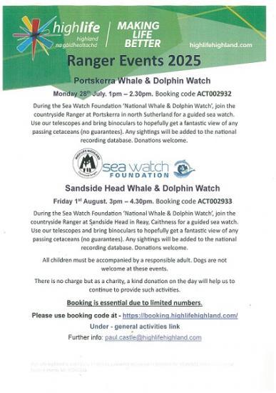 Photograph of Two Whale And Dolphin Watching Events